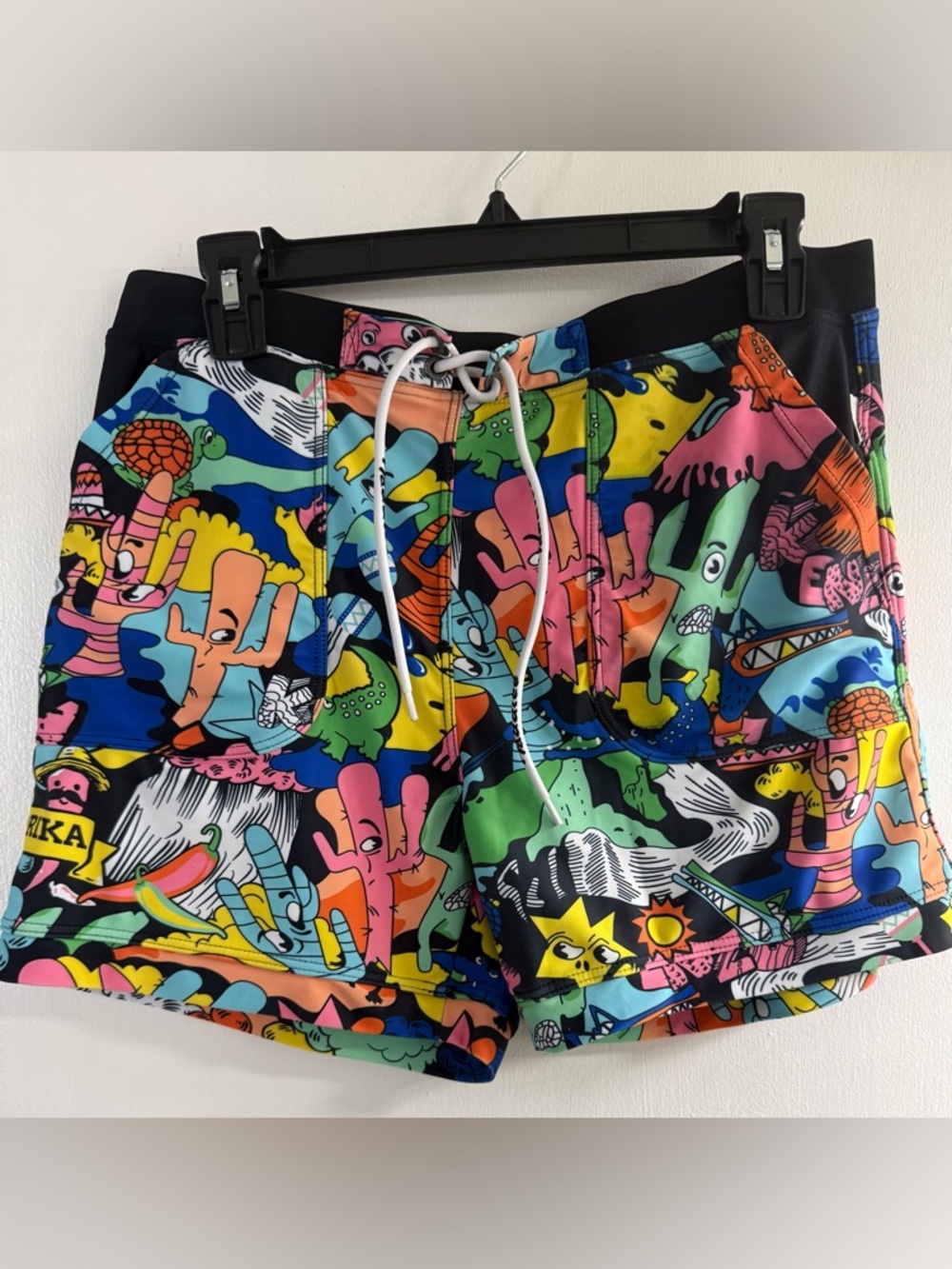 Men's Multicolor Graphic Swim Shorts